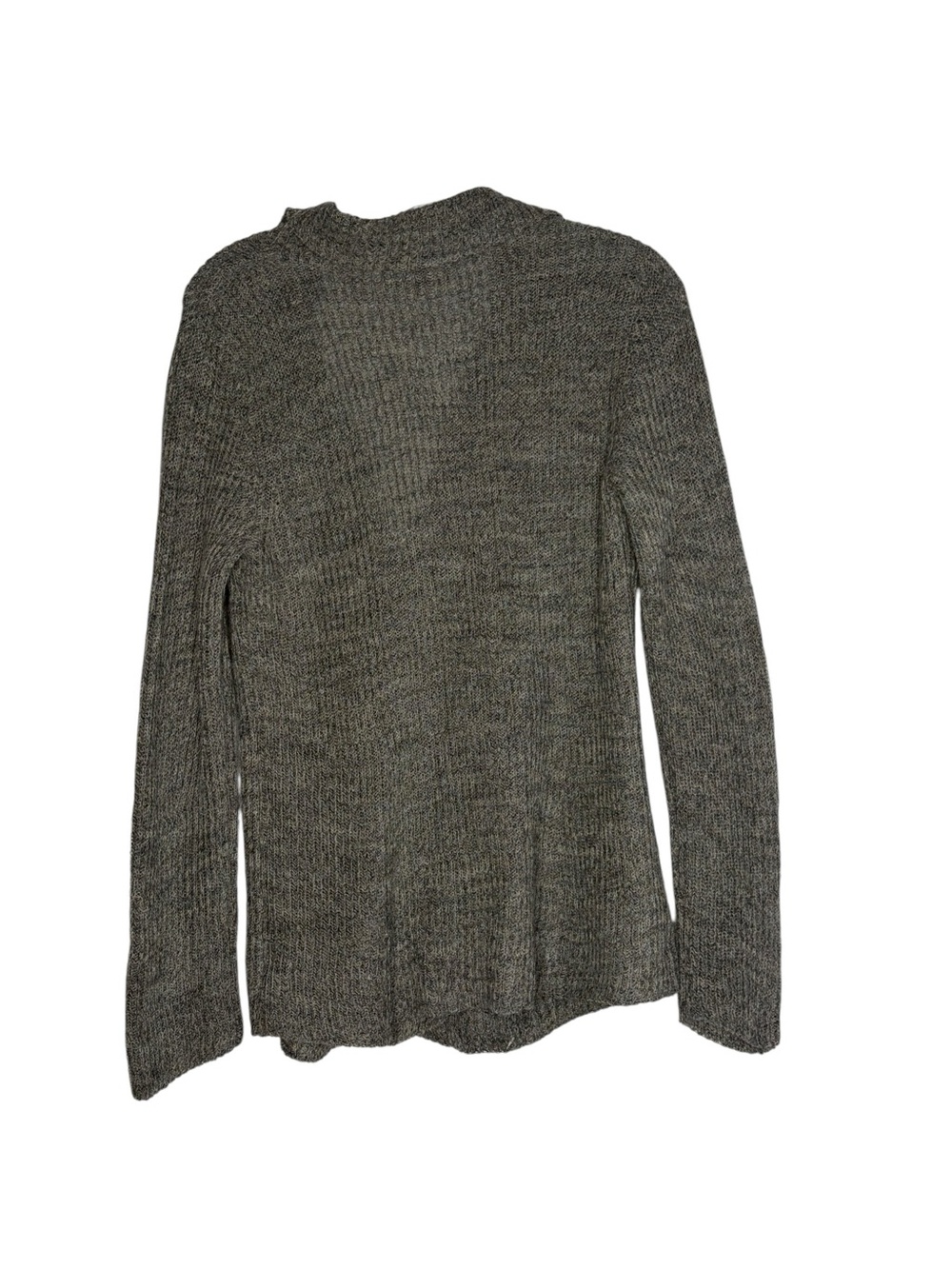 Eileen Fisher Alpaca Wool Blend Knit Cardigan Sweater Gray Lagenlook Size Small - Picture 3 of 5
